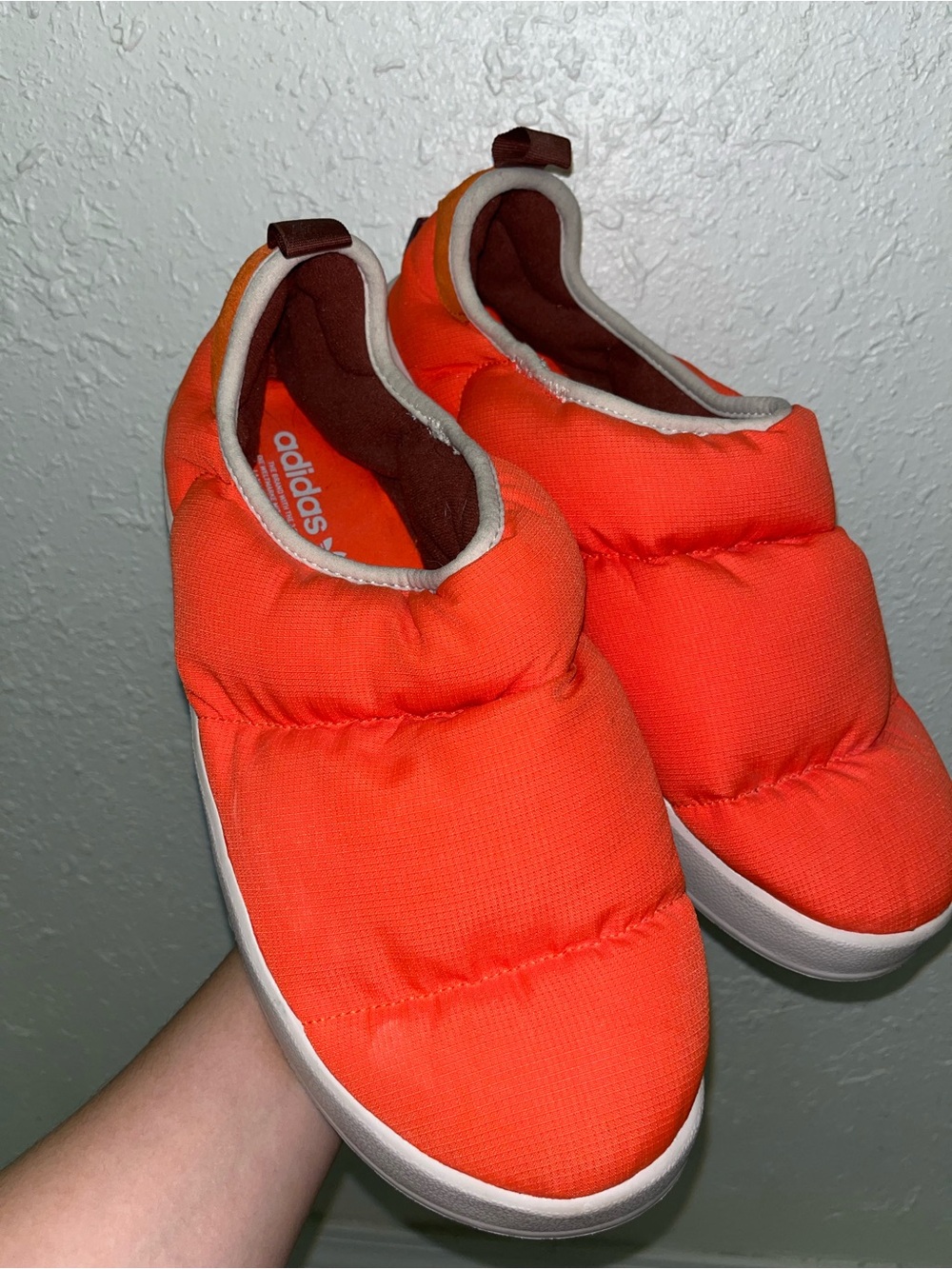 adidas Adventure Puffer Shoes – Orange